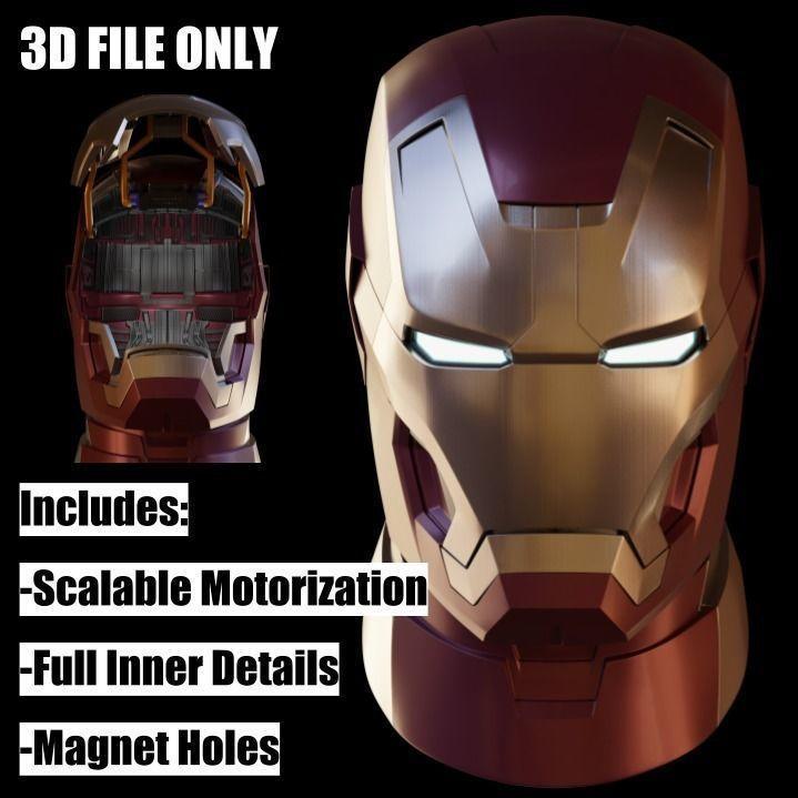 Ironman Mark 42 43 Helmet with Motorization