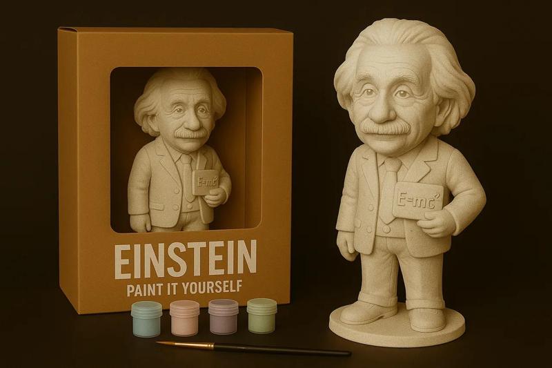 Albert Einstein – Paint-It-Yourself