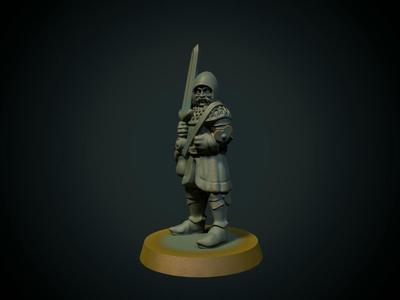Yet another knight 28mm (supportless, FDM friendly)
