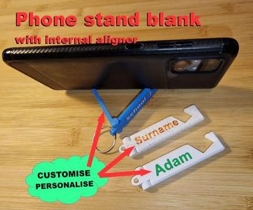 Foldable Phone Stand template- keychain/keyring