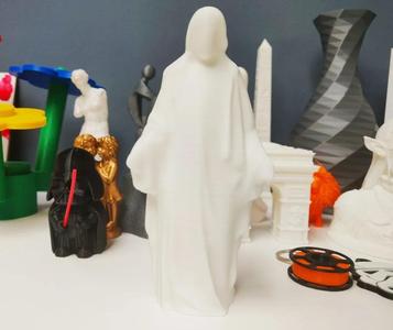 Smooth Jesus and Low Poly version