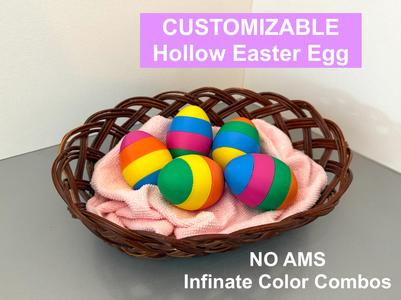 Customizable Hollow Easter Egg