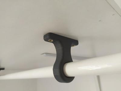 Closet rod support