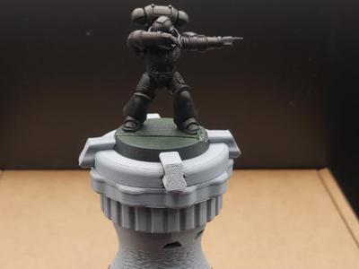 Chuck Painting Rotation Handle