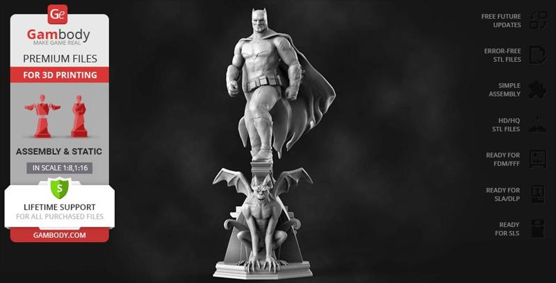Batman – Dawn of Justice 3D Printing Figurine | Assembly