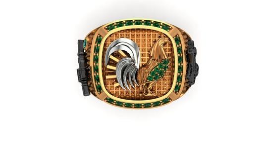 rooster ring-Anillo Gallo