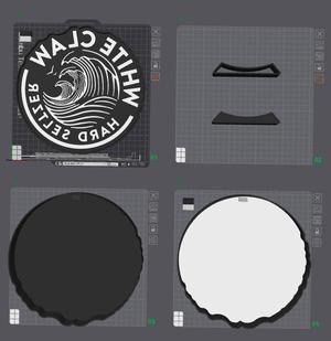 White Claw Lightbox LED Lamp