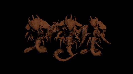 Burrowing Spitter Space Bug