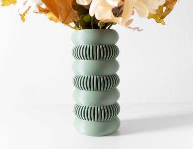 The Jino Vase STL 3D Print File, Digital Download for 3D Printing, Home Decor Vase for Flowers and Plants