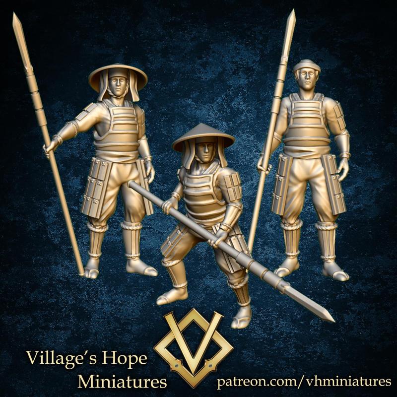 japanese spear soldier