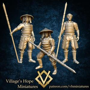 japanese spear soldier