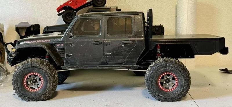 Custom Flat Truckbed for RC Jeep Crawler