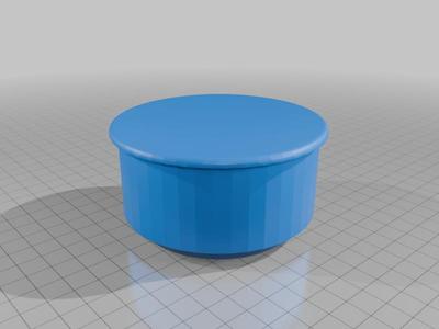 Flush pipe cap