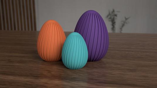 Twisty Easter egg
