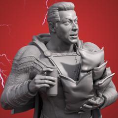 Shazam 3D Printing Figurine | Assembly