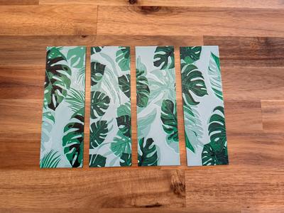 Monstera Bookmarks – Set of 4