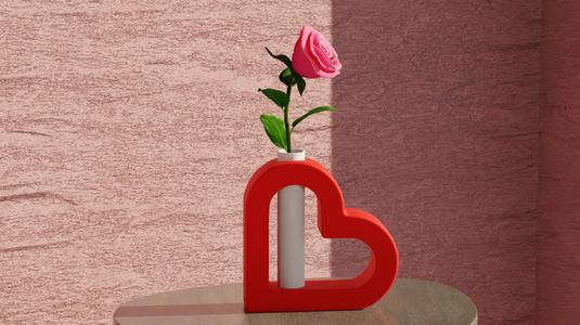 Heart Vase – Flower Vase (Decoration)