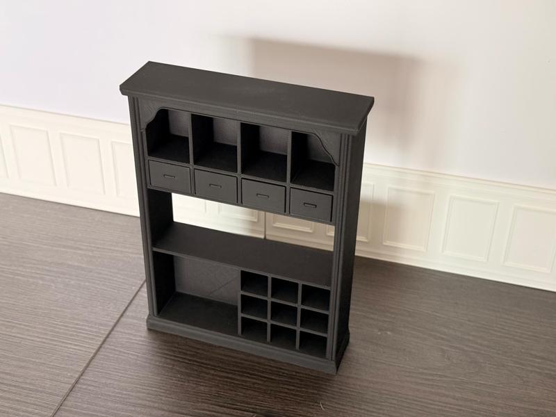Miniature Storage Shelf 1:12 Scale