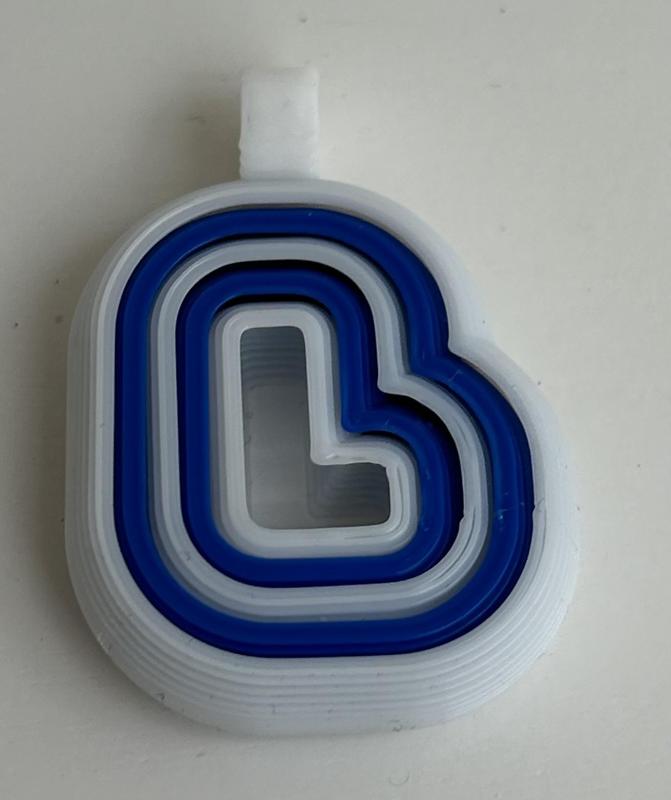 fidget alphabet keychain