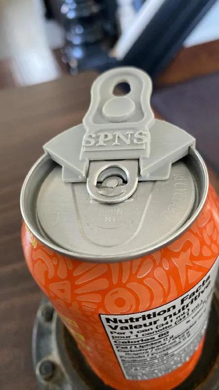 Assistive Pop Can opener (regular and large can)