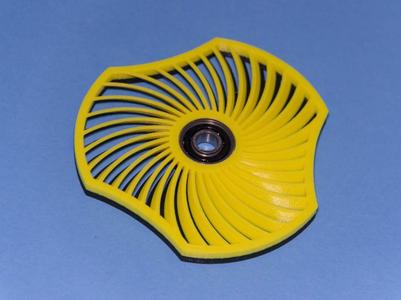 Spiral Moire Wind Spinner