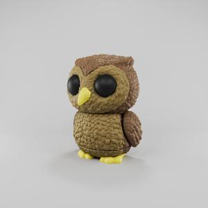 Flexy Owl Figurine + Keychain
