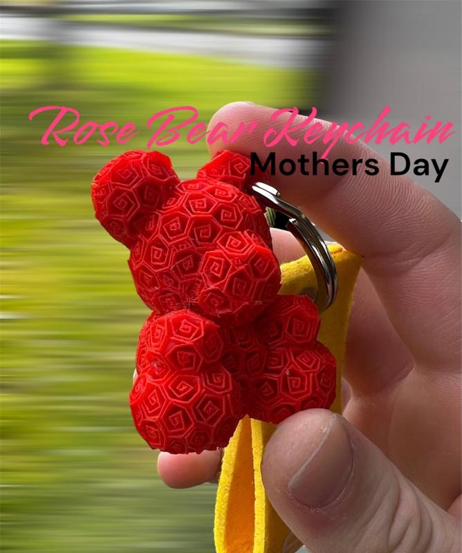 Rose Bear Keychain Edition ( Mother’s Day )