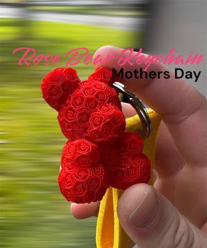 Rose Bear Keychain Edition ( Mother’s Day )