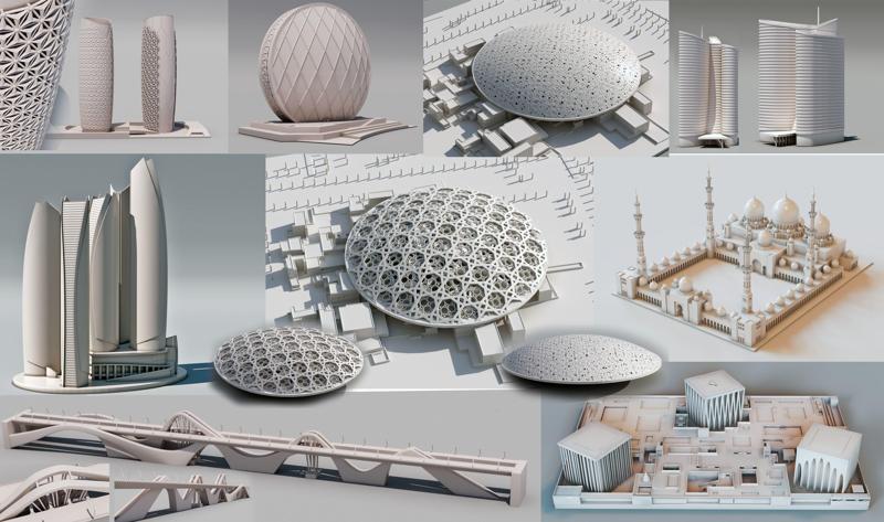 Abu dhabi Buildings – landmarks collection