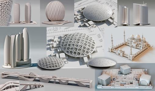 Abu dhabi Buildings – landmarks collection