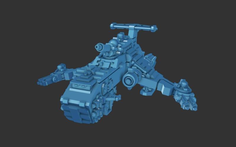 6mm Cosmo Knight Aircraft, Screaming Eagle Assault Transport