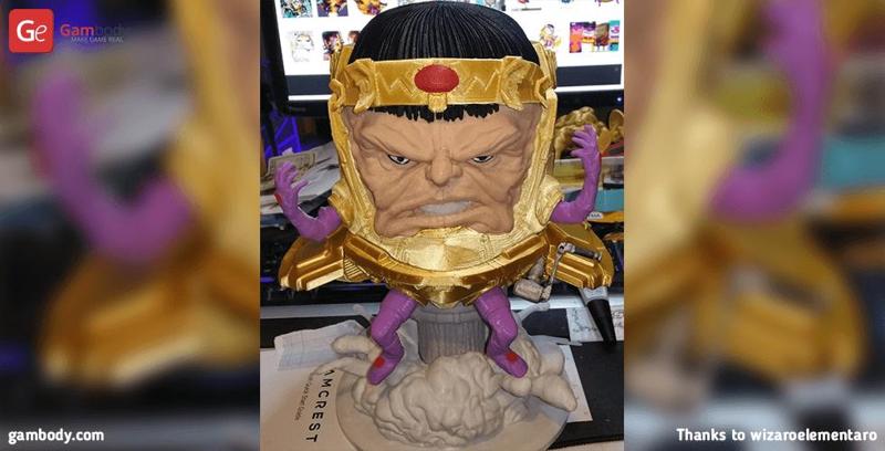 Modok 3D Printing Figurine | Assembly