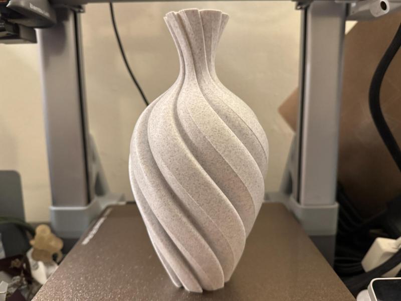 “Knossos” Contemporary Spiral Vase