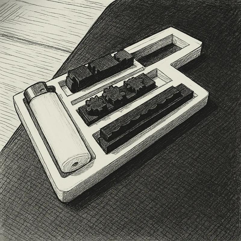 Gridfinity sandpaper holder