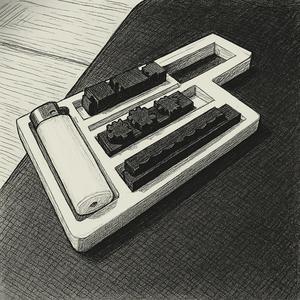 Gridfinity sandpaper holder