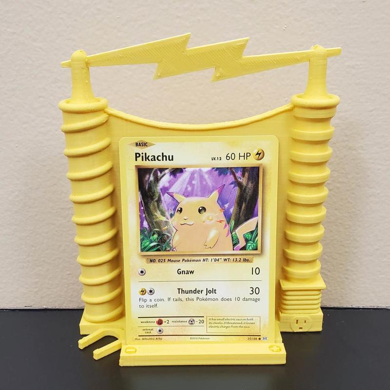 Pokemon Card Stand Electric Types