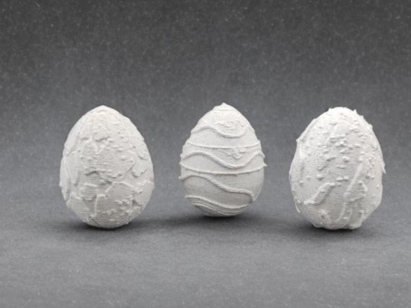 Marble Stone Texture Easter Eggs