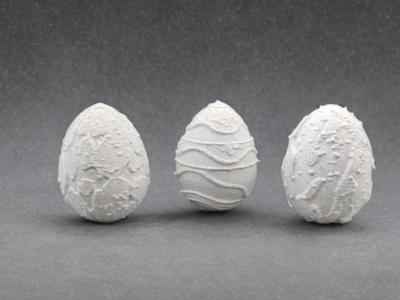 Marble Stone Texture Easter Eggs