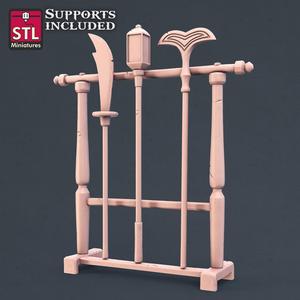 Monk Weapon Rack