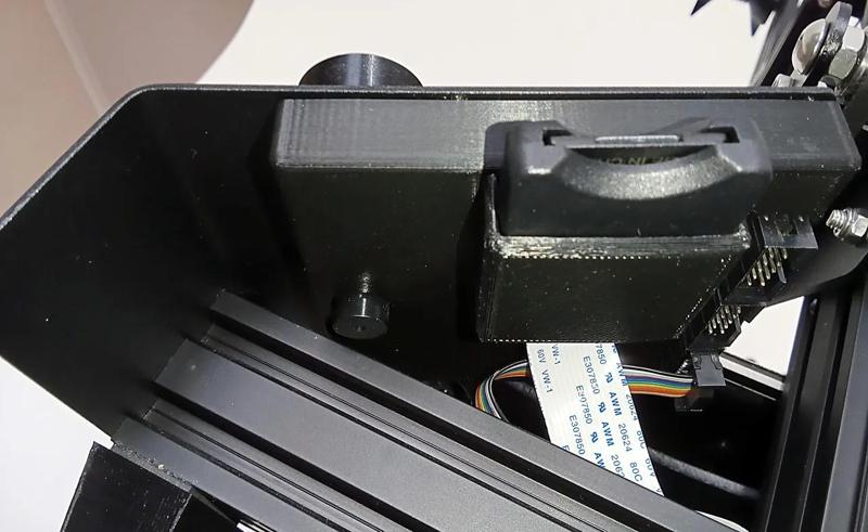 Ender 3 Display PCB cover with SD Card Adapter
