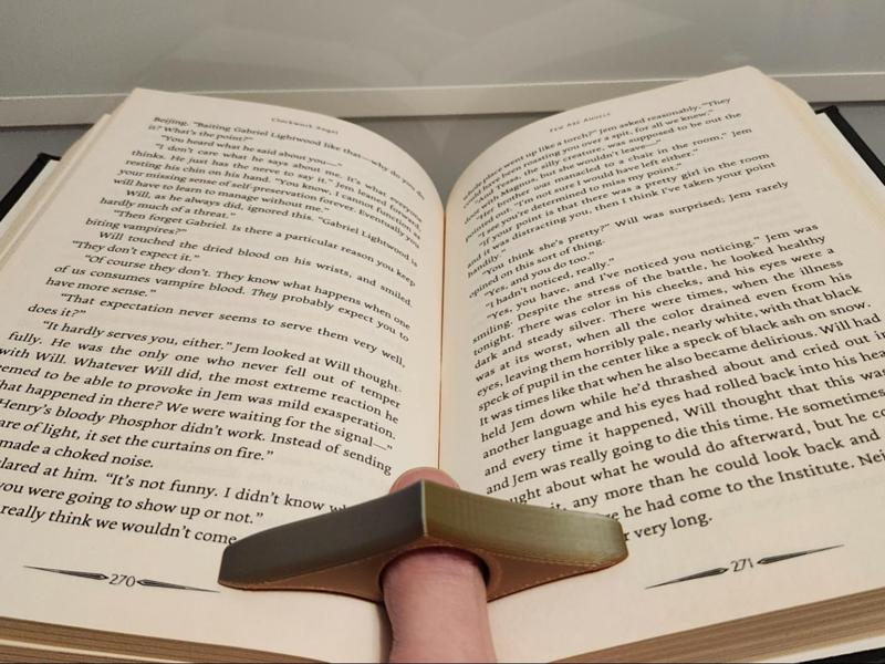 Book page holder / Thumb bookmark