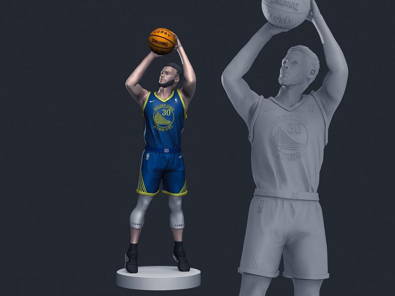 Steph Curry 3D Printable 6
