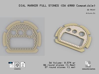 Dial Marker full stones compatible with DW 6900