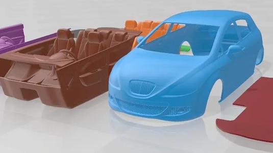 Seat Leon 2008 Printable Car