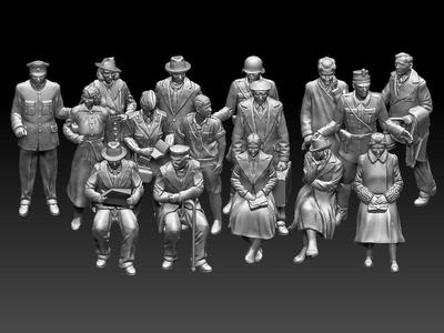 people group of in poses
