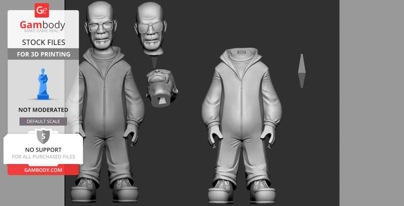 Cartoon Walter White