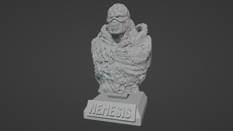 NEMESIS ULTRA-DETAILED SUPPORT-FREE BUST 3D MODEL