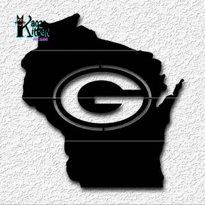 Wisconsin State GreenBay Packers wall art Football decor