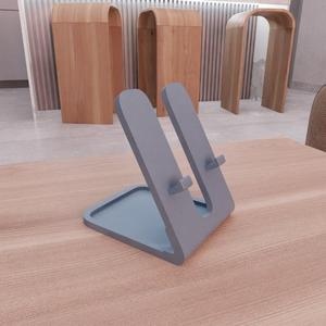 3D Modern Phone Stand or Holder for Accessories with Stl File & Cell Phone Holder, 3D Printing, Phone Stand For Desk, 3D Printed Decor