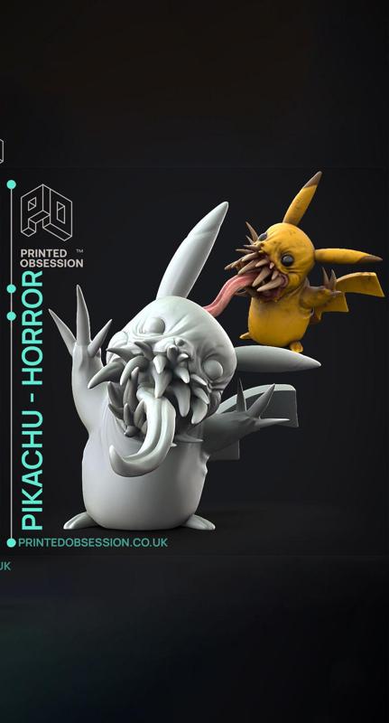 Pikachu Horror – Pokemon – Fan Art